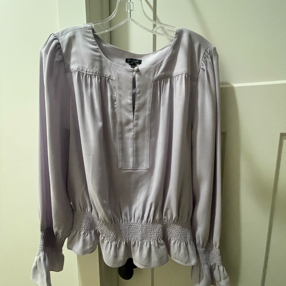 Ann Taylor Lilac Blouse